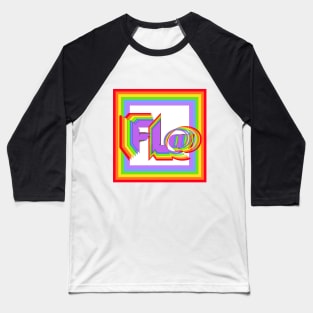 Fl@ rainbow 🌈 logo Baseball T-Shirt